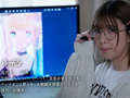 メガネっ娘マンガ家アシスタントと中出しえっち